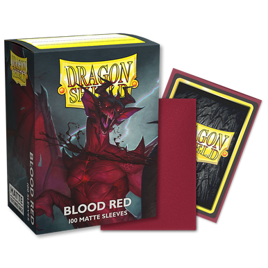 ACC-SLEEVE-003 Dragon Shield Sleeves Matte Blood Red (100)