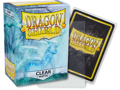 ACC-SLEEVE-004 Dragon Shield Sleeves Matte Clear (100)