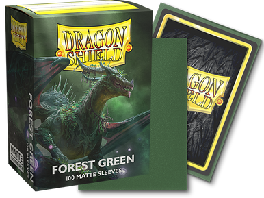 Dragon Shield Sleeves Matte Forest Green (100)