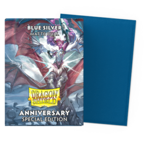 ACC-SLEEVE-009 Dragon Shield Dual Matte Sleeves - 25th Anniversary Blue Silver (100)