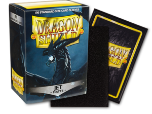 ACC-SLEEVE-011 Dragon Shield Sleeves Matte Jet (100)