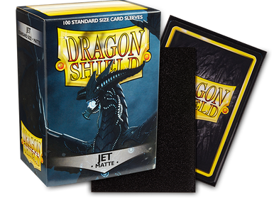 Dragon Shield Sleeves Matte Jet (100)
