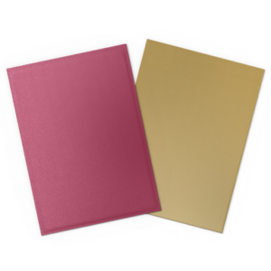 ACC-SLEEVE-015 Dragon Shield Dual Matte Sleeves - Pomegranate & Gold (100)