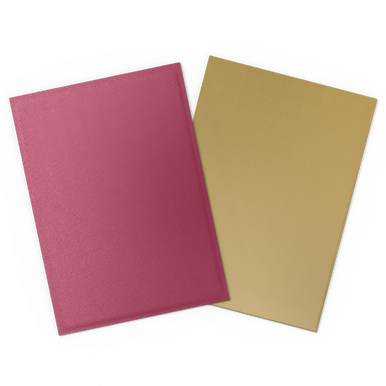 Dragon Shield Dual Matte Sleeves - Pomegranate & Gold (100)