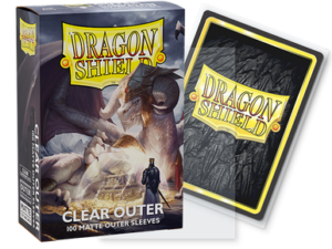 Dragon Shield Standard Outer Sleeves Matte Clear (100 Sleeves)
