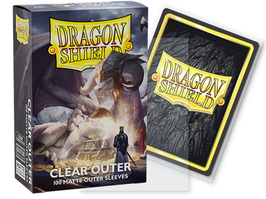 Dragon Shield Standard Outer Sleeves Matte Clear (100 Sleeves)