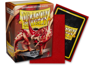 Dragon Shield Sleeves Matte Ruby (100)