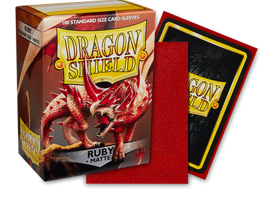 Dragon Shield Sleeves Matte Ruby (100)